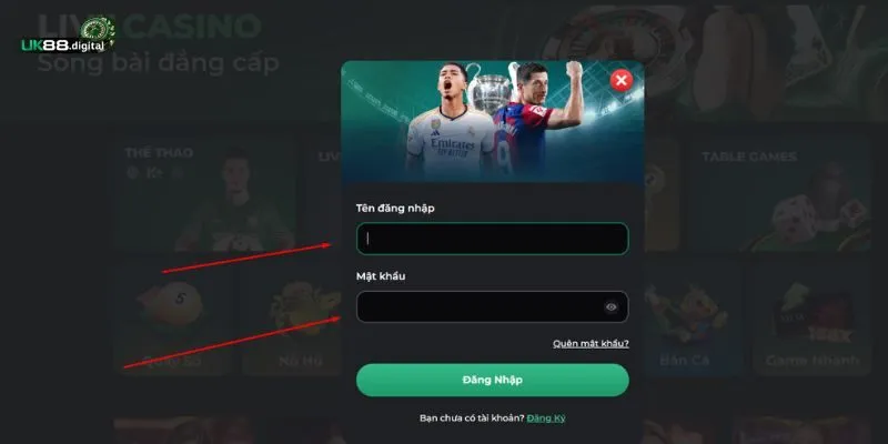 huong dan dang nhap uk88 Hướng dẫn đăng ký và đăng nhập tại nhà cái UK88